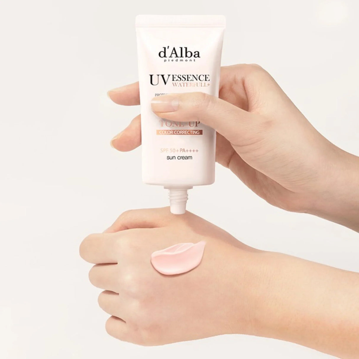 D'ALBA Waterfull Tone-Up Sun Cream apsauginis kremas nuo saulės