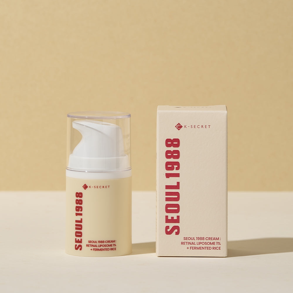 KSECRET SEOUL 1988 Cream Retinal Liposome 1% + Fermented Rice veido kremas