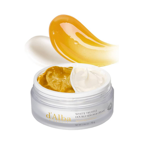 D'ALBA White Truffle Double Serum & Cream veido serumas ir kremas