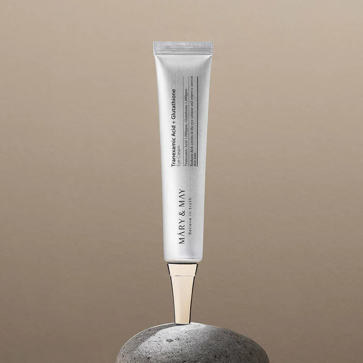MARY&MAY Tranexamic Acid + Glutathion Eye Cream paakių kremas
