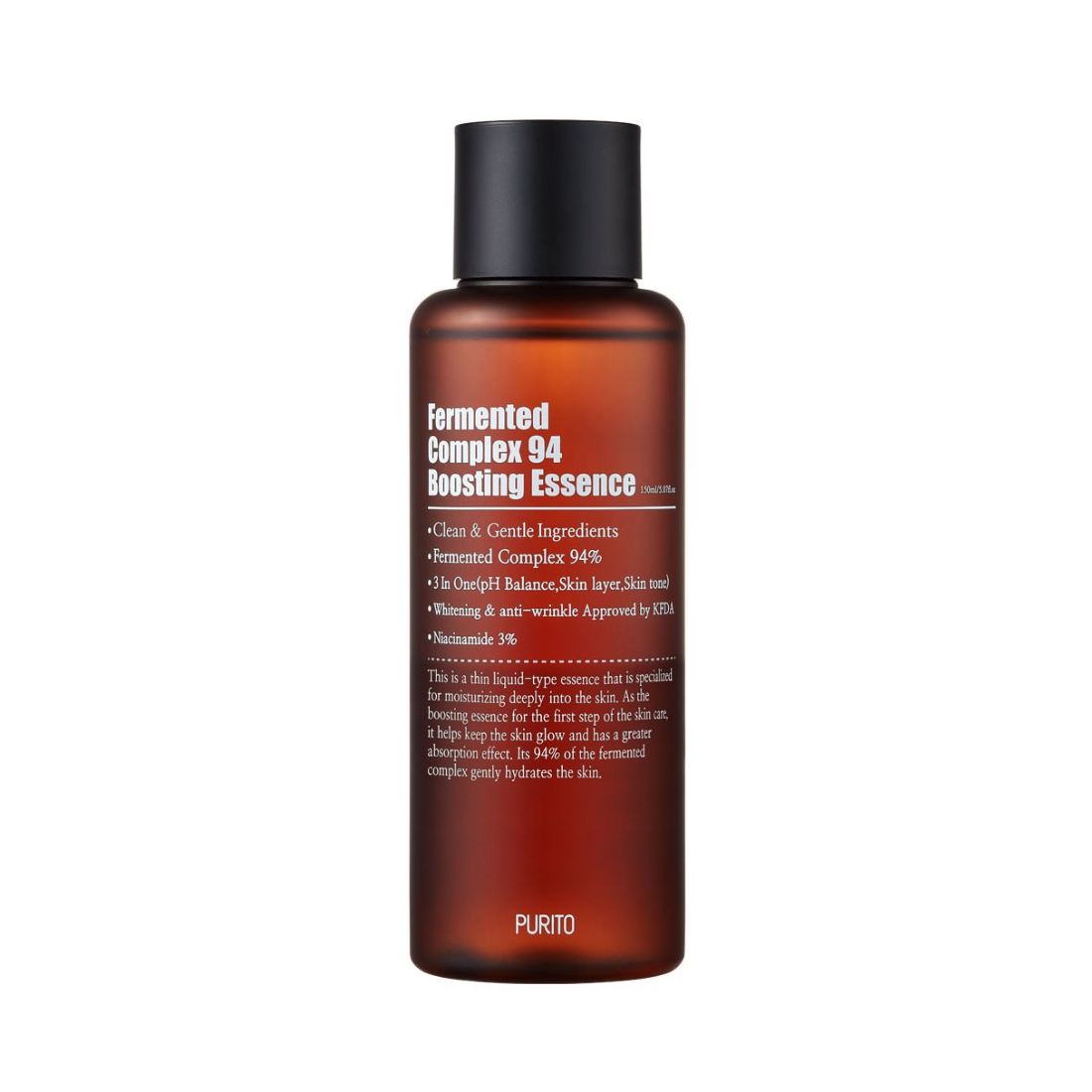 PURITO SEOUL Fermented Complex 94 Boosting Essence veido esencija/tonikas