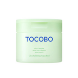 TOCOBO Cica Calming Aqua Pad raminamieji veido padeliai